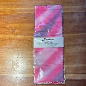 Pink and White Silk and Cotton Scarf